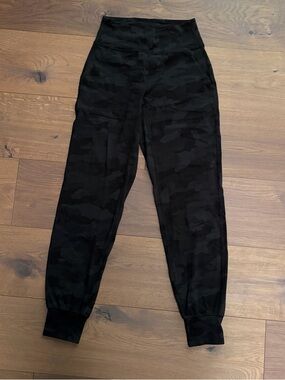 Lulu Align Black Camo Joggers